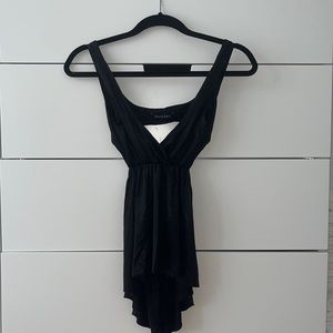 Black Halo Cut Out Top
